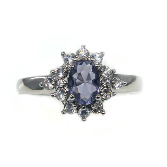 Ring with silver and Amethyst. - Picture 2 of 3